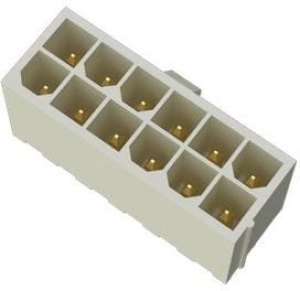 10127820-1022GLF, Headers &amp; Wire Housings Minitek Power4.2 DR VTH HDR 10Pos Tin