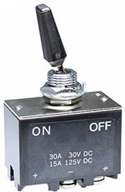 S821D, Toggle Switches DPST ON-NONE-OFF