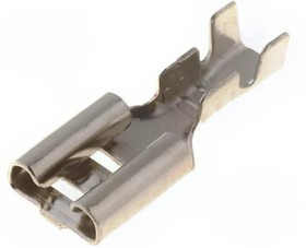 ST-003/2, Наконечник: плоская, 4,8мм, 0,5мм, "мама", 0,5-1мм2, обжим, луженые