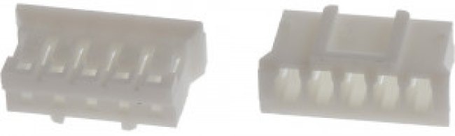 PHR-5, (MU-05F, PHR-05, HB-05, 200G1-H05 КОРПУС), Корпус разъема, Серия PH, Гнездо, 5 вывод(-ов), 2 мм, Обжимными контактами серий BPH и SPH