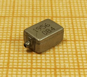 Динамик в прямоугольном корпусе 8x 6x 4мм, 1000 Ом, металлический корпус; №4227 дин 8x 6x 4\1000\\ме