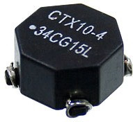 CTX10-4-R, SMD индуктивность 9.6 мкГн 3.4А 0.019 Ом 14х14мм