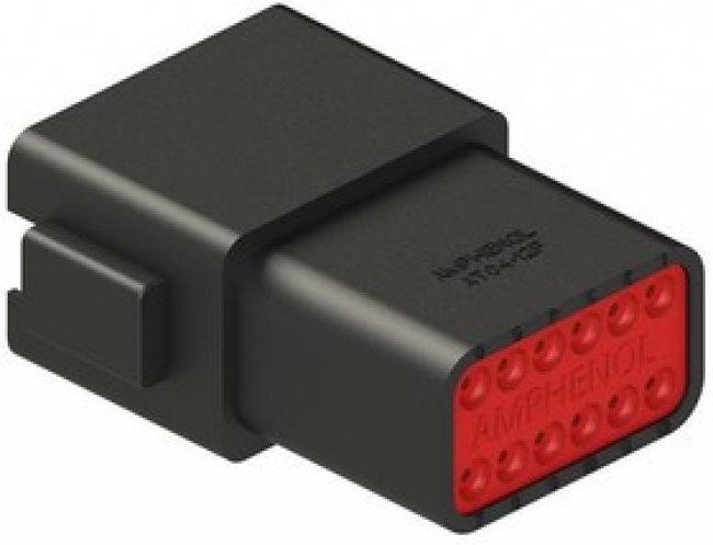 AT04-12PB, Automotive Connectors AT Series Recpt 12 Way Enhanced B Key