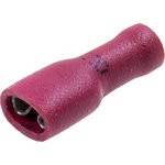 РППИ-М 1.5-(4.8), Разъем плоский полностью изолированный (мама) красный 0.5-1.5 мм²