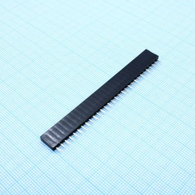 DS1023-1X30S21, (PBS-30), гнездо на плату (шаг 2.54 мм) 30 контактов