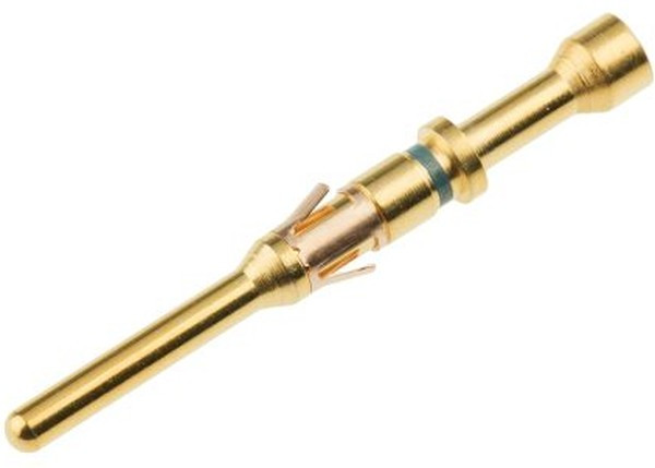 RM20M12K, Контакт, "папа", 16, позолота, 0,32-0,52мм2, 22AWG-20AWG, обжим RM20M12K, Контакт, "папа", 16, позолота, 0,32-0,52мм2, 22AWG-20AWG, обжим