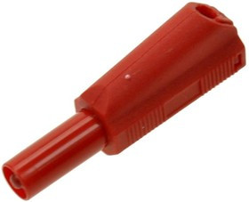 25.501.1, Штекер "банан" для мультиметра красный закрытый 32A