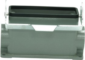 MP009423, Разъем для тяжелых условий, Основа, сквозной монтаж с гайкой, ввод сбоку, Корпус из Алюминия MP009423, Разъем для тяжелых условий, Основа, сквозной монтаж с гайкой, ввод сбоку, Корпус из Алюминия