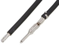 215348-1103, Rectangular Cable Assemblies SQUBA 3.6 M-M Con-Pigtail 225MM 18 AW