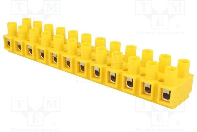 TLZ-16, Клеммник, зажим под винт, 1-16мм2, 690В, 76А, Кол-во полюс: 12