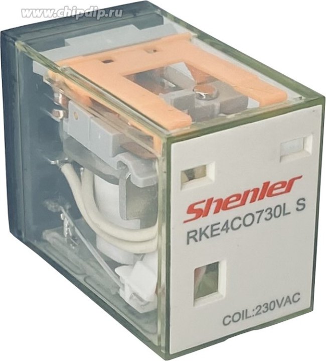 Реле RKE4CO730LS, 4С (5A), 230VAC, LED + пластиковый герметичный корпус IP62 Реле RKE4CO730LS, 4С (5A), 230VAC, LED + пластиковый герметичный корпус IP62