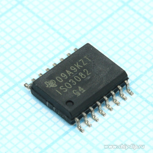 ISO3082DW, Изолированный приемопередатчик интерфейса RS485 [SO-16]