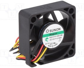 HA30101V3-G99-A, Вентилятор осевой, 12В DC, 30x30x10мм, подшипник Vapo, 5,92куб.м/ч, 15,1дБА