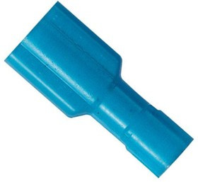 DPF14-250FIB-M, FEMALE DISCONNECT, 6.35MM, 16-14AWG, BLU