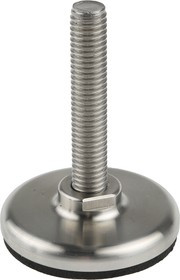 A300/001, M8 Stainless Steel Adjustable Foot, 450kg Static Load Capacity