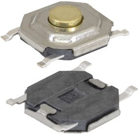 KAN0541-0163B 5.1x5.1x1.65 mm, Тактовая кнопка KAN0541-0163B, 5.2x5.2x1.5 мм, OFF-(ON), 50 мА, 12 В, 100 мОм KAN0541-0163B 5.1x5.1x1.65 mm, Тактовая кнопка KAN0541-0163B, 5.2x5.2x1.5 мм, OFF-(ON), 50 мА, 12 В, 100 мОм
