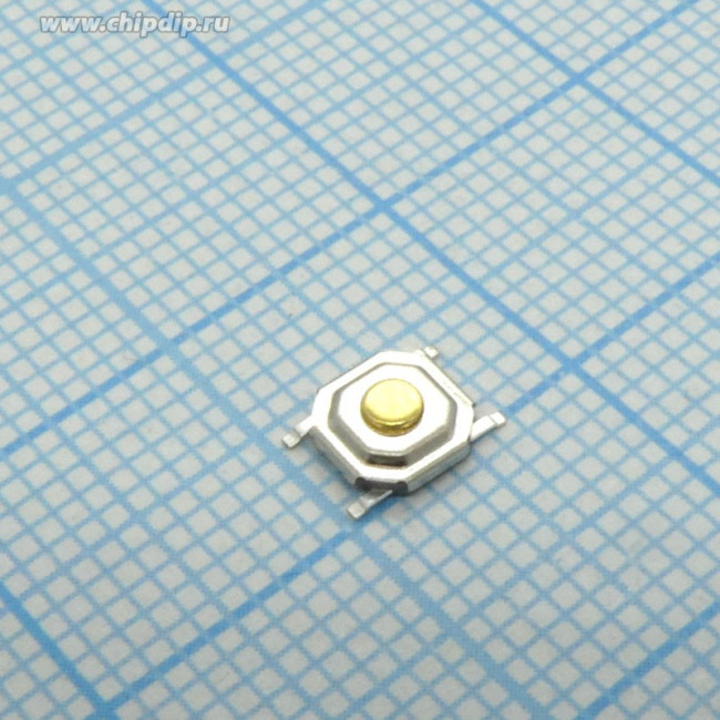 KAN0541-0163B 5.1x5.1x1.65 mm, Тактовая кнопка KAN0541-0163B, 5.2x5.2x1.5 мм, OFF-(ON), 50 мА, 12 В, 100 мОм KAN0541-0163B 5.1x5.1x1.65 mm, Тактовая кнопка KAN0541-0163B, 5.2x5.2x1.5 мм, OFF-(ON), 50 мА, 12 В, 100 мОм