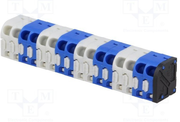 ETBM3160C2B1Z, Зажимная рейка для печатных плат, угловой 45°, 3,5мм, на PCB