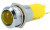 SMBD 14124, Индикат.лампа: LED, вогнутый, 24-28ВDC, Отв: d14,2мм, IP67, металл