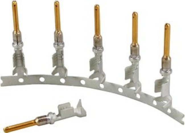 638078-1, Контакт автомобильного разъема, AMPSEAL 16, Штырь, Обжим, 14 AWG, 18 AWG