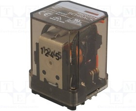 RM202524, Реле: электромагнитное, DPDT, Uобмотки: 24ВAC, Iконтакт.макс: 16А