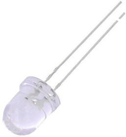 OSG5DA8131A-12V, LED; 8mm; green; 3000?4200mcd; 30°; Front: convex; 12V; Pitch: 2.54mm