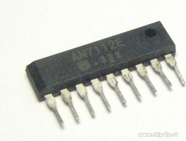 AN7112E, УHЧ 0.7Вт (9В/16 Ом)