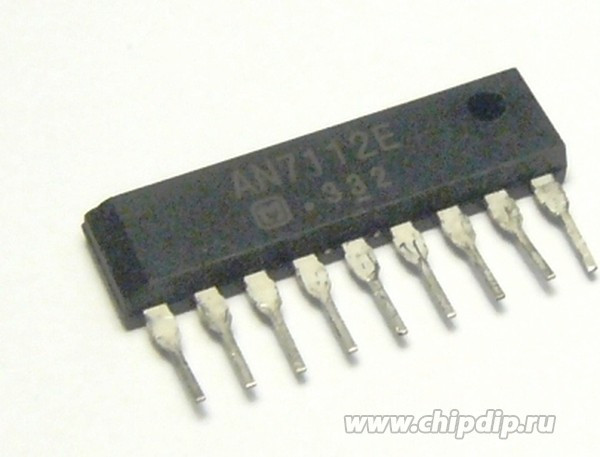 AN7112E, УHЧ 0.7Вт (9В/16 Ом)