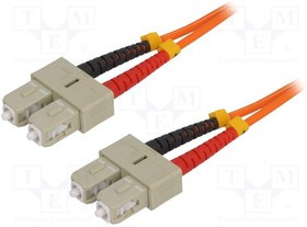 LOG-FP2SC05, Световодный патч-корд, OM2, SC/UPC,с обеих сторон, 5м, LSZH