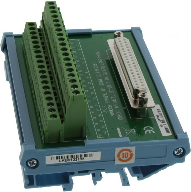 ADAM-3937-BE, Terminal Block Interface Modules DB-37 Wiring Terminal, DIN-rail Mount ADAM-3937-BE, Terminal Block Interface Modules DB-37 Wiring Terminal, DIN-rail Mount