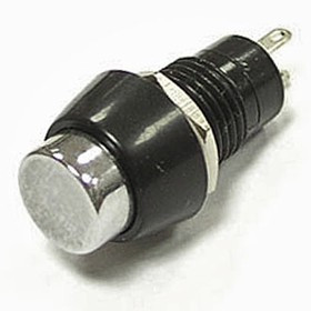 PBS-20B off-(on) металл, Кнопочный переключатель PBS-20B, OFF-ON, металлический