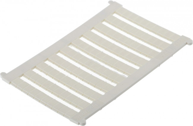 0803579, Zack strip unprinted 100 piece white, 4mm