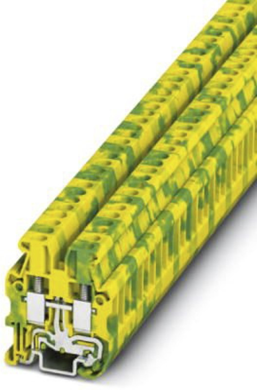 3248032, DIN Rail Terminal Blocks Mini Ground 5.2mm Width,24-12AWG