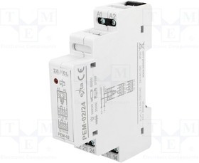 PEM-02/024, Реле: установочное, моностабильное, DPDT, Uобмотки: 24ВAC, DIN, 8А