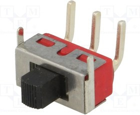 5MS3S102AM6QE, Переключатель: движковый; Пол: 3; SP3T; 2A/250ВAC; 5A/28ВDC