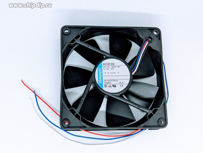 Вентилятор Ebmpapst 4414F/2G DC24V 135mA 3.2W 120x25 3pin