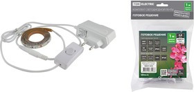 Комплект светодиодной ленты SMD2835-60 LED/м-12 В-4,8 Вт/м-IP65-6000 К (1 м), 6 Вт TDM Комплект светодиодной ленты SMD2835-60 LED/м-12 В-4,8 Вт/м-IP65-6000 К (1 м), 6 Вт TDM