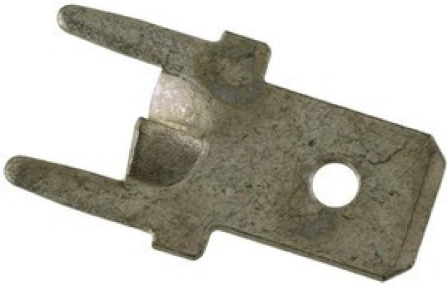 63823-1, Клемма на печатную плату, 4.75мм x 0.51мм, 0.187" x 0.02", Латунь, 1.32 мм, Олово, FASTON