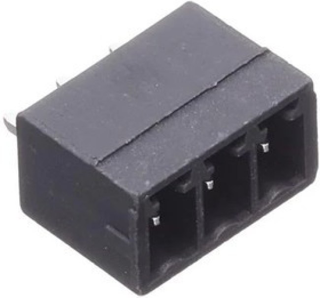 1880821, Pluggable Terminal Blocks 3 Pos 3.81mm pitch Through Hole Header