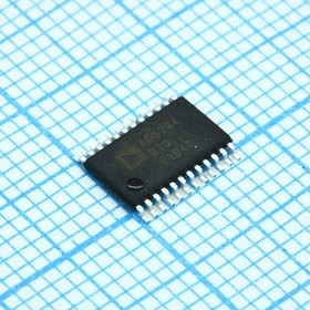 AD5204BRUZ10-REEL7, Цифровой потенциометр 4-х канальный 256-позиционный 10кОм