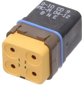 DMC-M04-12BNE, Rectangular MIL Spec Connectors DMC INS S 4C 4#12 N LC E