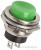 36-3353, Выключатель-кнопка металл 250V 2А (2с) OFF-(ON) ø16.2 зеленая (RWD-306)