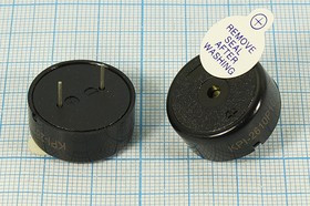 Излучатель звука пьезоэлектрический со встроенным генератором (3~24)В, 23x10мм, шаг 10мм, непрерывны