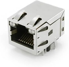 JD1-0002NL, Modular Connectors / Ethernet Connectors 1000Base-T NonPoE 1-Port RJ45 THT