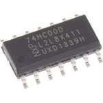 74HC00D,652, Логическая ИС, Четыре логических элемента 2И-НЕ [SO-14]