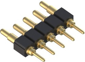 825-22-005-10-020101, SPRING LOADED CONNECTOR, HEADER, 5POS
