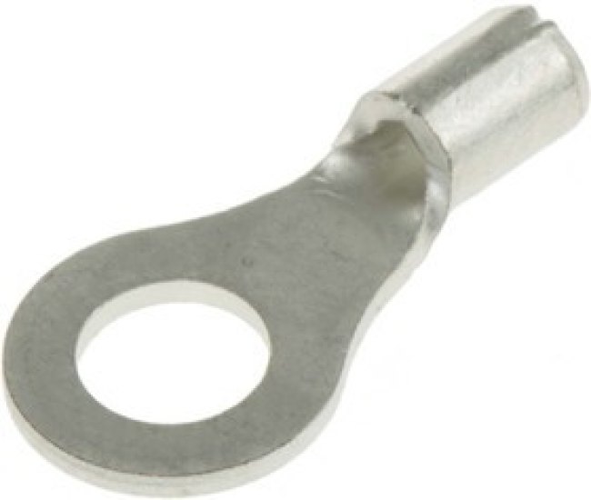 R1.25-4, Uninsulated Ring Terminal, 4mm Stud Size, 0.25mm² to 1.65mm² Wire Size R1.25-4, Uninsulated Ring Terminal, 4mm Stud Size, 0.25mm² to 1.65mm² Wire Size