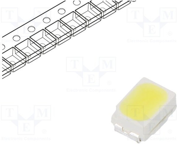 RF-WNHA20DS-EE-F-Y, LED; SMD; 3020,PLCC2; white cold; 9?15lm; 5700-7000K; 80; 120°; 30mA RF-WNHA20DS-EE-F-Y, LED; SMD; 3020,PLCC2; white cold; 9?15lm; 5700-7000K; 80; 120°; 30mA
