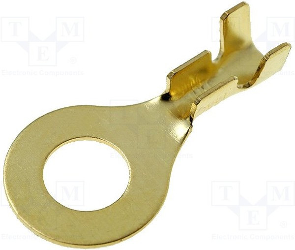 KON-M6, Наконечник: кольцевой, M6, 0,8-2,5мм2, неизолированный