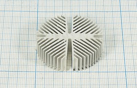 Радиатор охлаждения №12469 охладитель 38x 10\O12\\Al\сер\\